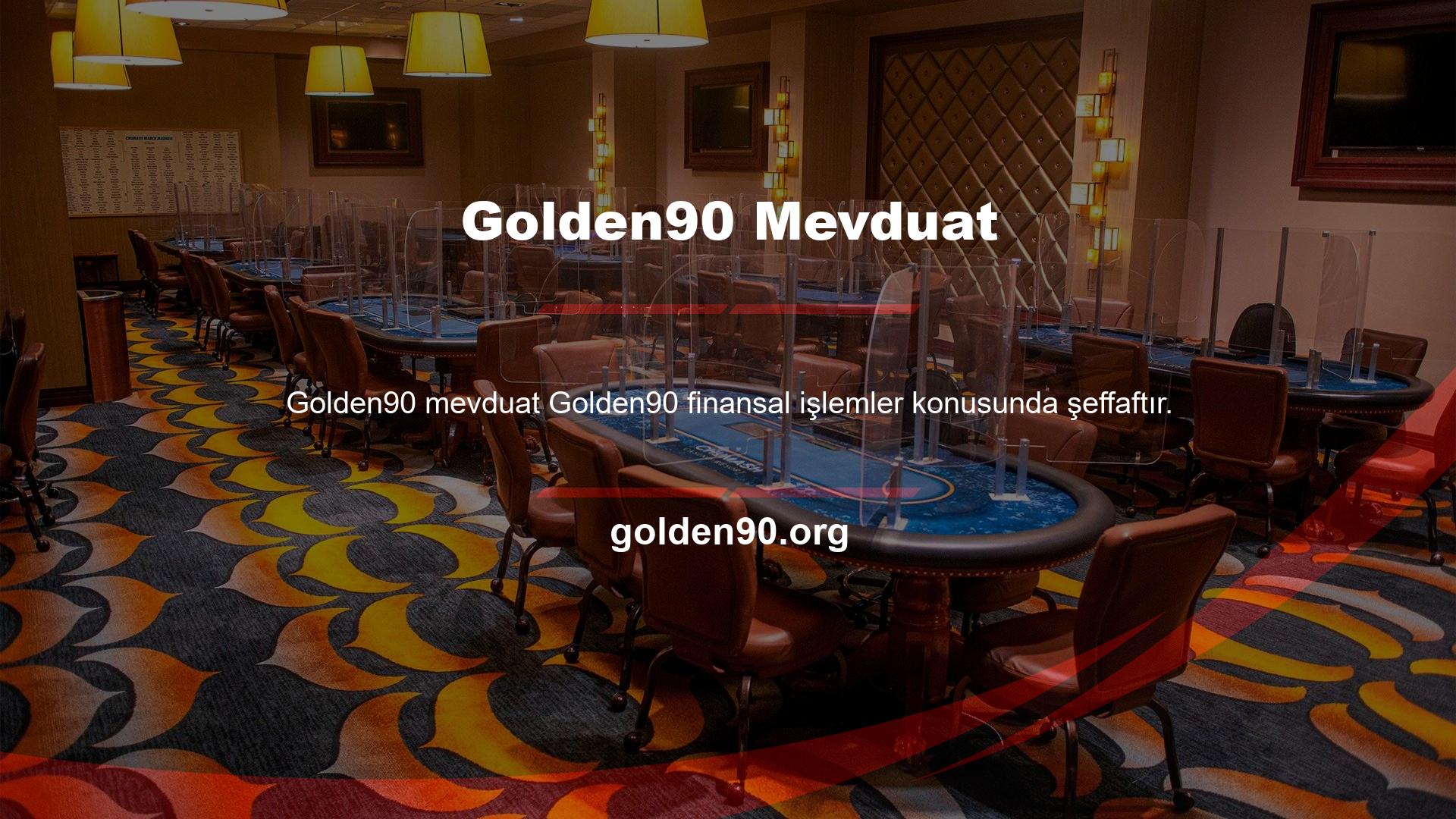 Golden90 tüm güvenlik önlemlerini ve önlemlerini üst düzeyde sağlamaktadır
