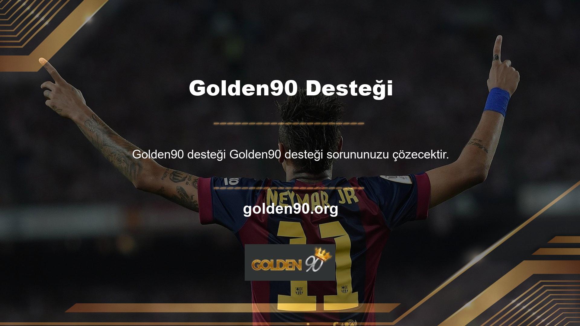 Bahis şirketi Golden90, spor bahisleri ve canlı bahisler sunmakta olup, yalnızca casino ve canlı oyunlarıyla çok geniş bir topluluğun ilgisini çekmeyi hedeflemektedir