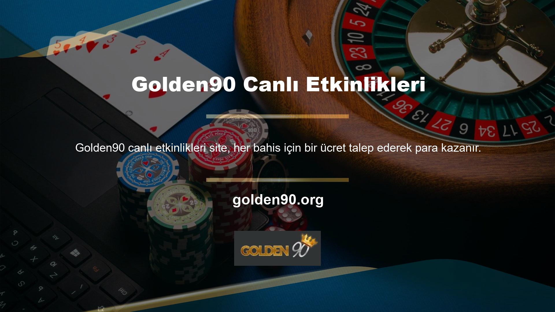 Yüksek sınırları olan canlı etkinliklere bahse girebilirsiniz